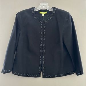 NWT-Jet Black Sigrid Olsen Jacket